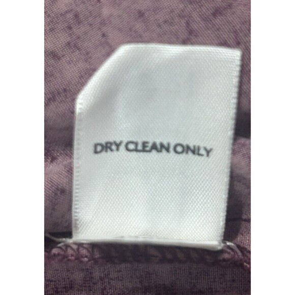 J. Jill 100% Silk Burgundy Knee Length Shift Dress Size XS (0/2) - Picture 9 of 9